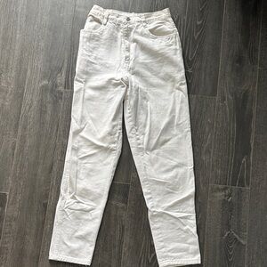 Vintage Bill Blass 80s White Jeans